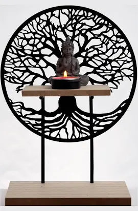 Tree of Life Standing Sculpture Tealight Holder
