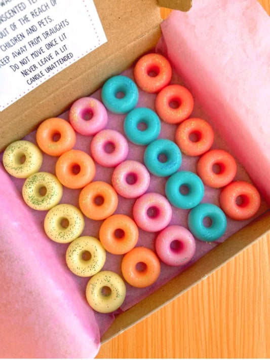 25 Mini Donut Wax Melts