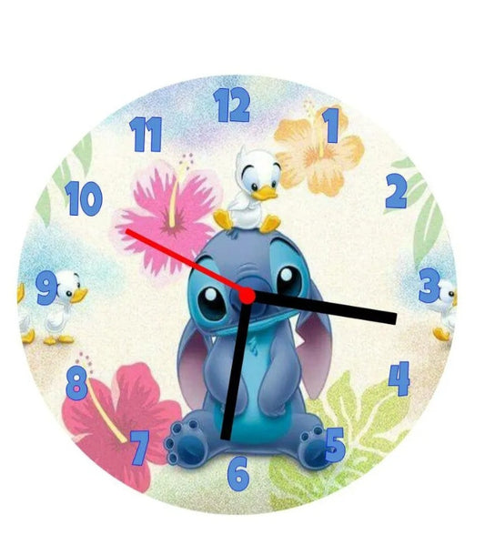 Blue Monster Clock