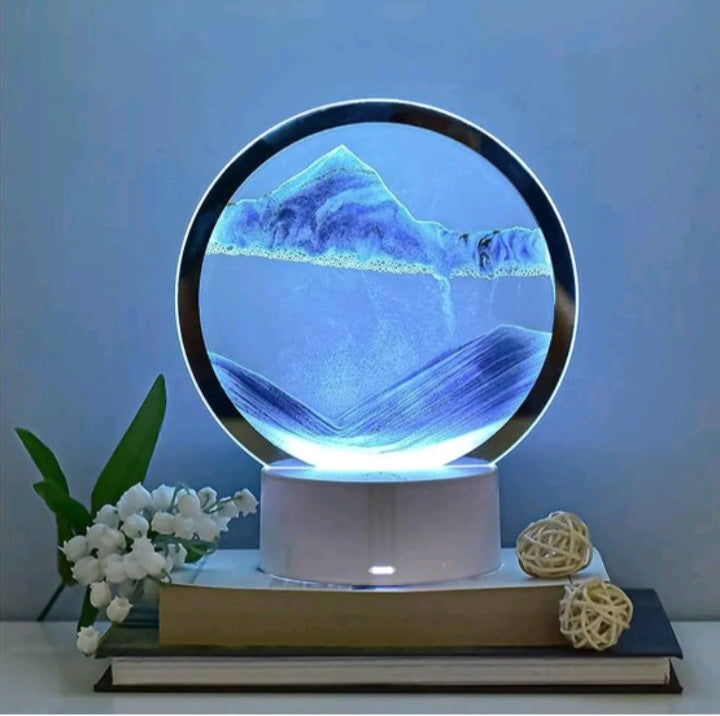 Colour Changing Sand Moving Lamp