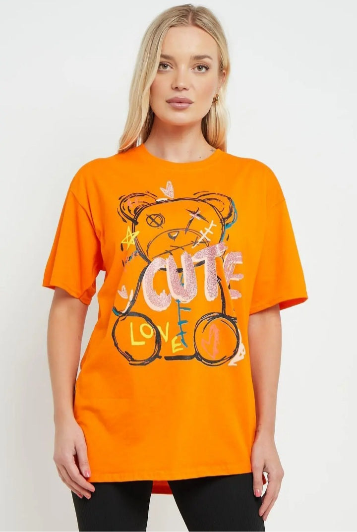 Teddy Bear Oversized T-Shirt