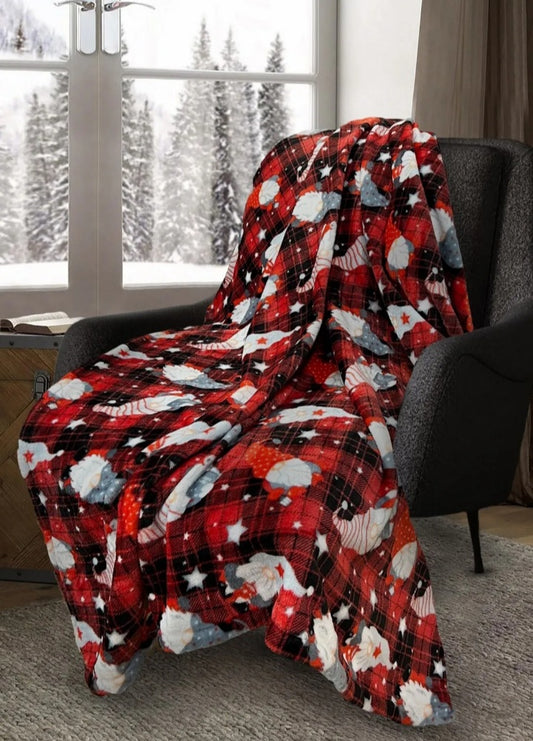 Gonks Themed Christmas Blanket