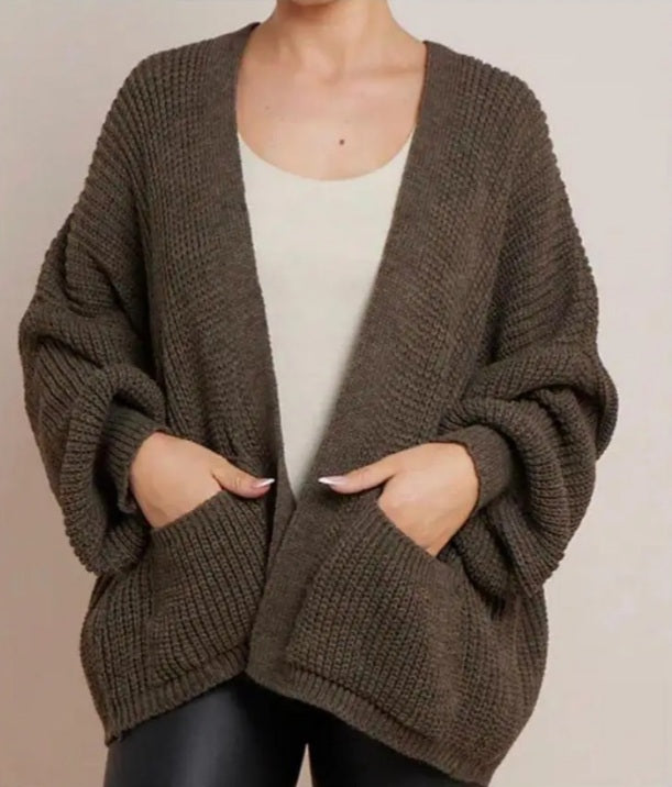 Women's Chunky Knitted Cardigan