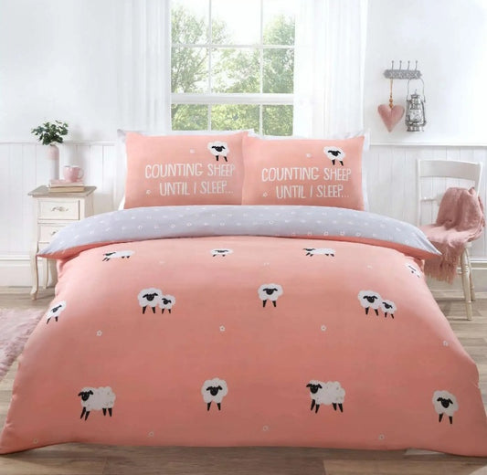 Pink Sheep Bedding Set