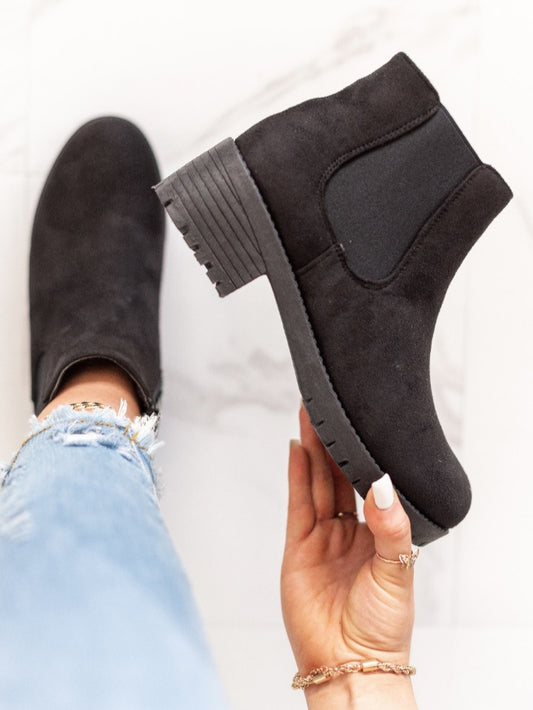 Black Suede Boots